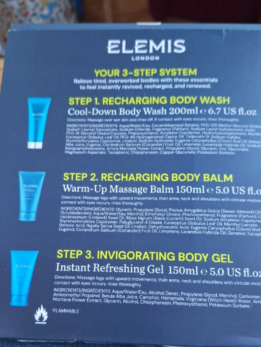 ELEMIS Deep Blue Active Body Trio